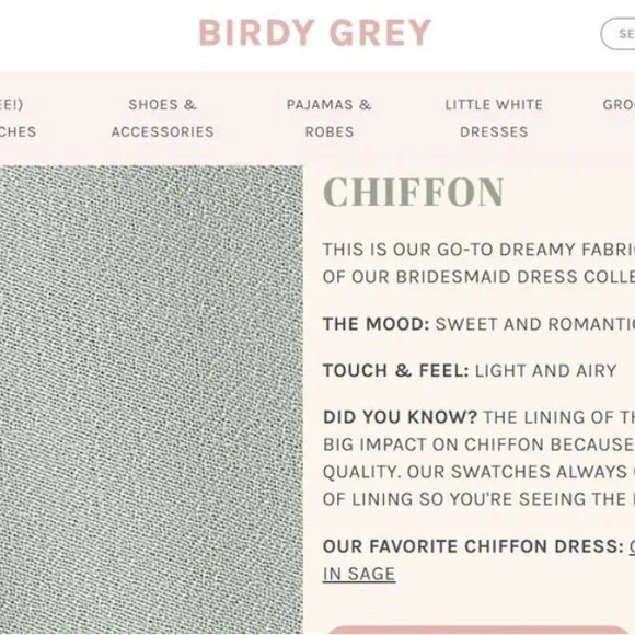 Birdy Grey Kira Chiffon Dusty Blue Dress XS - Picture 12 of 14